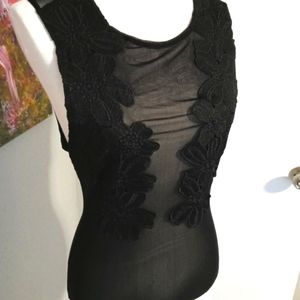 Charlotte Russe - Sheer Bodysuit